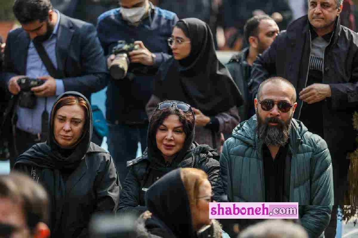فیلم کامل مراسم تشییع جنازه و خاکسپاری شهرام عبدلی با حضور بازیگران +تصاویر
