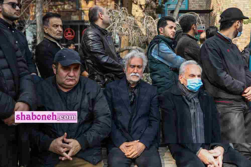 فیلم کامل مراسم تشییع جنازه و خاکسپاری شهرام عبدلی با حضور بازیگران +تصاویر