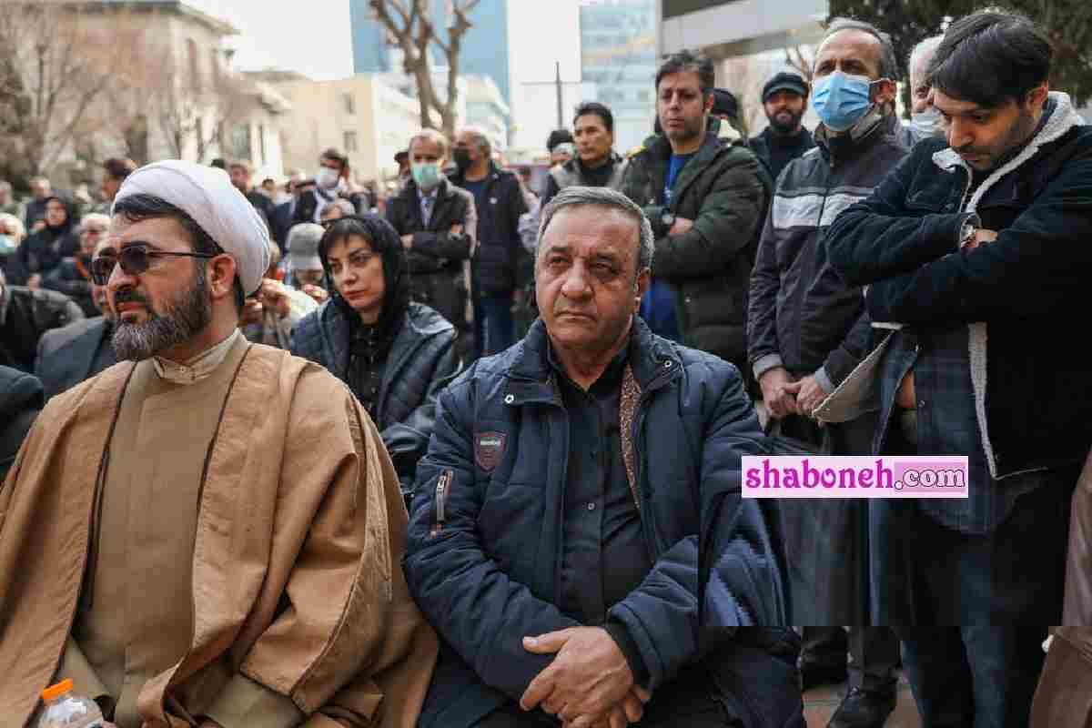 فیلم کامل مراسم تشییع جنازه و خاکسپاری شهرام عبدلی با حضور بازیگران +تصاویر