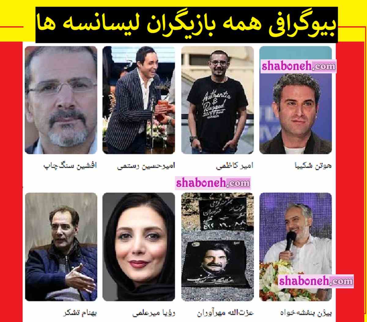 بیوگرافی بازیگران سریال لیسانسه ها با نقش +اسامی و عکس 