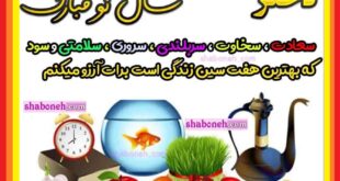 متن جانانه تبریک سال نو و عید نوروز ۱۴۰۳ به دخترم + عکس استوری