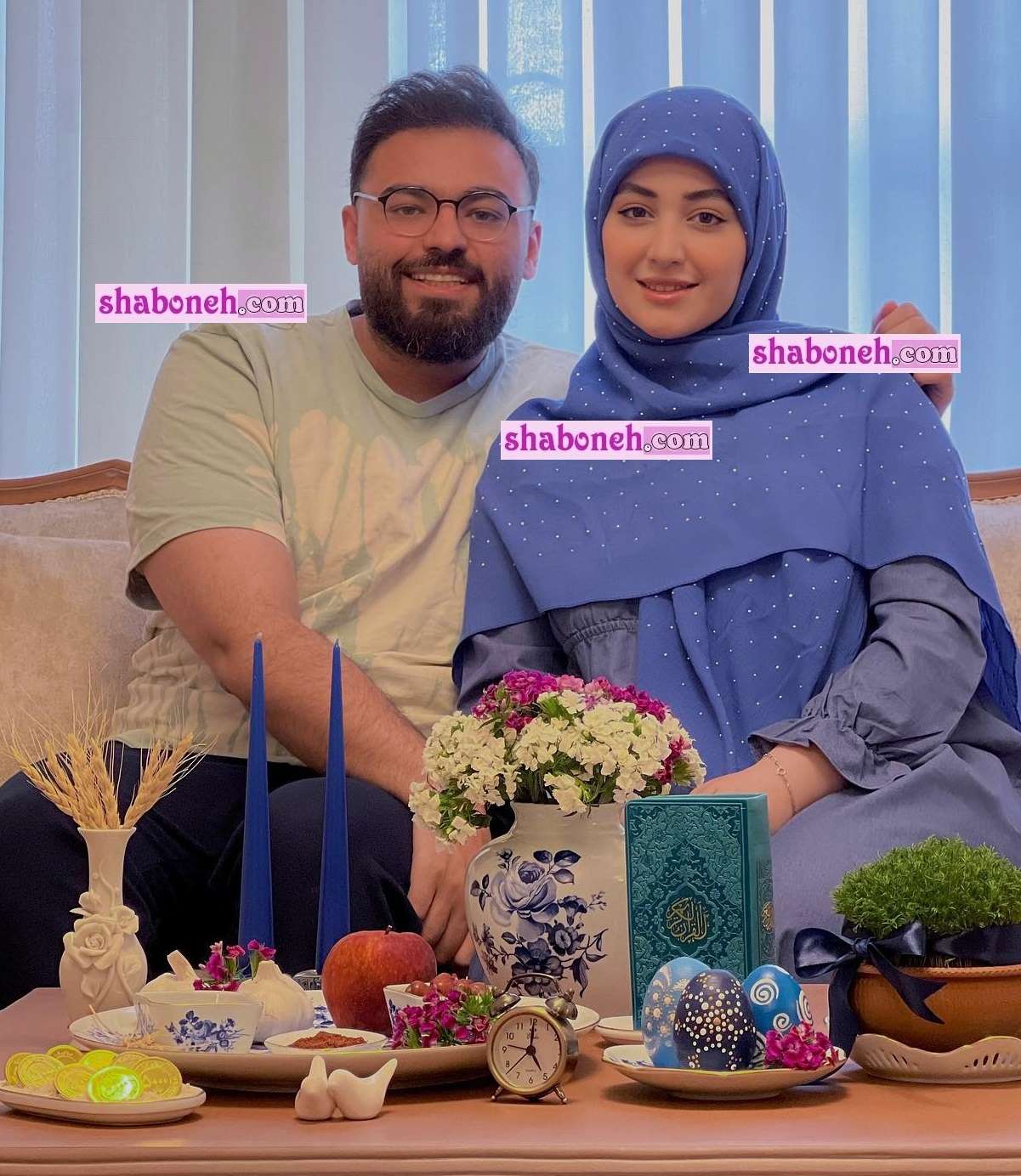 بیوگرافی مصطفی امامی مجری و همسرش ریحانه افشار و فرزند +عکس و تصاویر