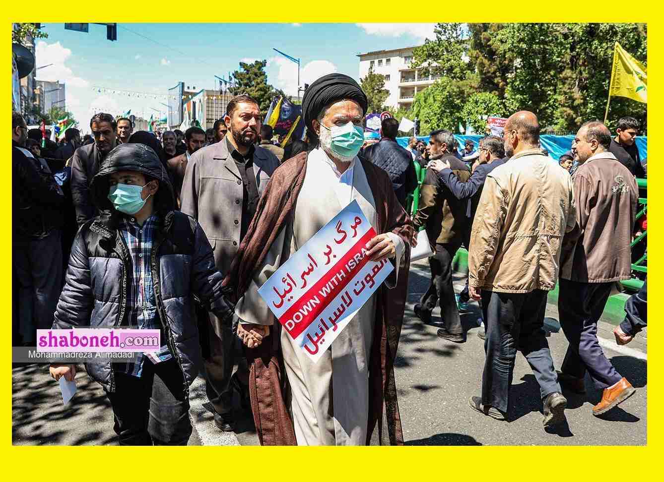 عکس لو رفته مصطفی خامنه ای فرزند رهبر انقلاب در خیابان های تهران