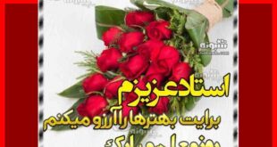متن و پیام ادبی تبریک روز معلم 1403 به استاد دانشگاه (استاد روزت مبارک)