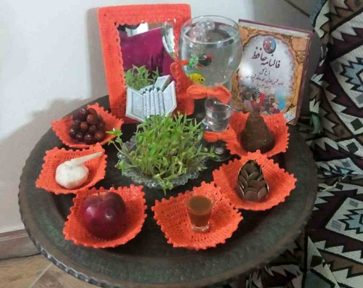 سفره هفت سین سحر قریشی غوغا به پا کرد +عکس
