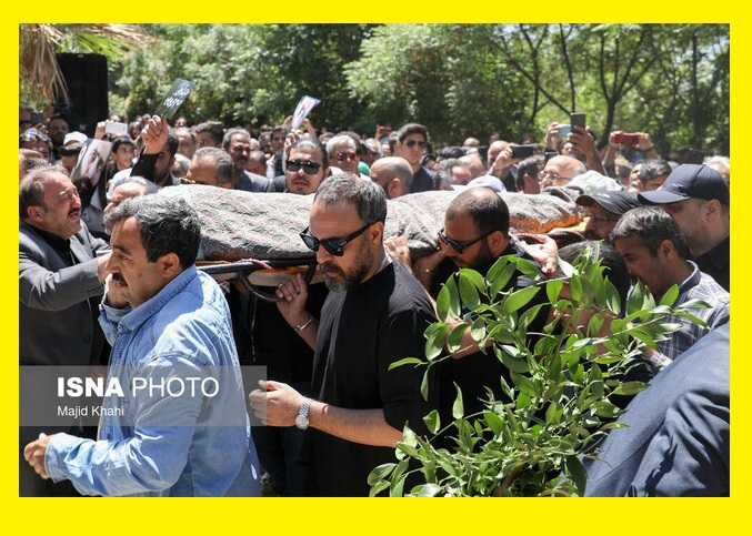 فیلم کامل مراسم تشییع جنازه و خاکسپاری حسام محمودی بازیگر سینما و تلویزیون