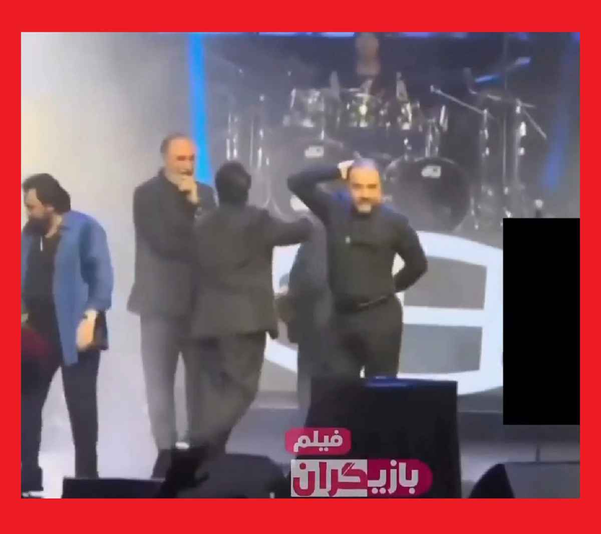 فیلم رقص برزو ارجمند در کنسرت شهرام شب پره با جلف بازی مسخره