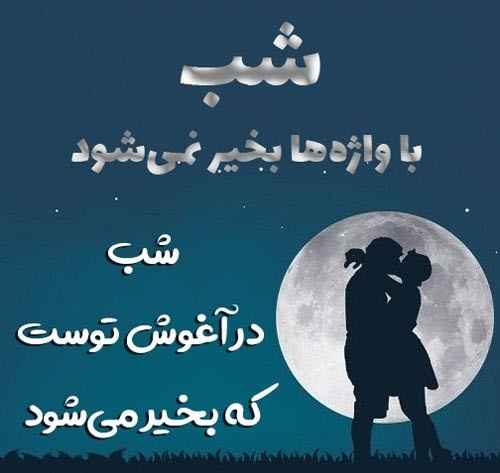 متن و پیامک عاشقانه شب بخیر به یار و همسر + عکس نوشته و استوری شب بخیر 