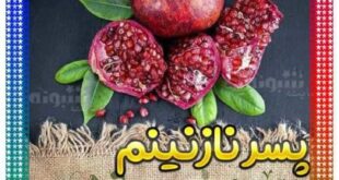 متن تبریک عاشقانه شب یلدا به پسرم از طرف مادر و پدر +عکس نوشته