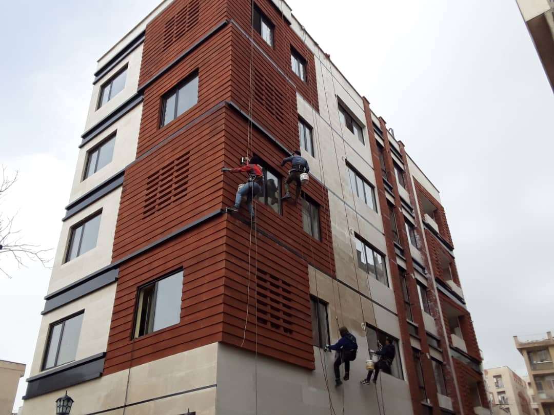 قوی ترین تیم پیچ و رولپلاک سنگ نما ساختمان