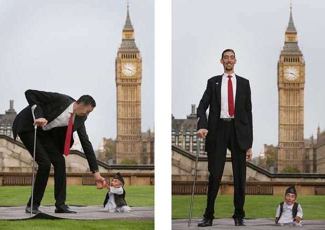 بیوگرافی سلطان کوسن بلندقدترین انسان جهان کیست و همسرش +عکس