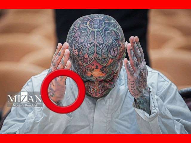 تتوی رکیک روی دست امیر تتلو بدون سانسور جنجال شد +عکس
