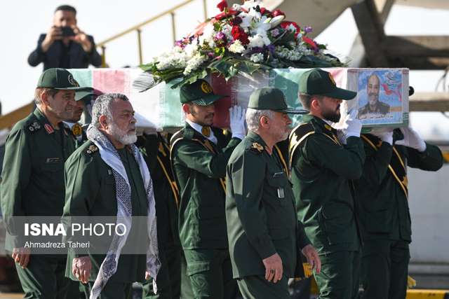 تشییع سردار محمدرضا زاهدی سپاه قدس