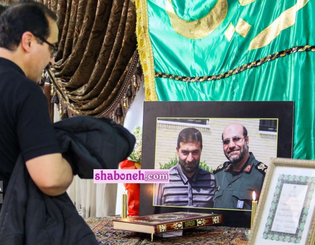 فرزندان سردار محمدرضا زاهدی سپاه قدس در منزل عکس و تصاویر
