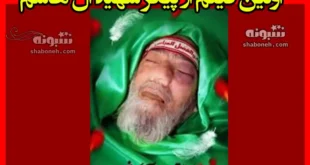 عکس جسد و جنازه و پیکر آیت الله سید محمدعلی آل هاشم امام جمعه مشهد تصاویر