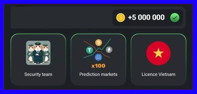 نحوه باز کردن قفل کارت Prediction markets همستر کامبت +عکس