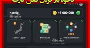 نحوه باز کردن قفل کارت Derivatives و Prediction markets بازی همستر