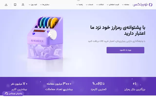 احراز هویت هوشمند و سطوح کاربری در صرافی نوبیتکس