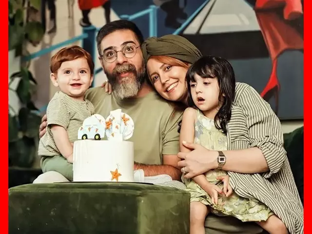 عکس بازیگران سریال طوبی و همسران واقعی شان