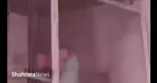 فیلم پرت کردن پلاستیک ادرار روی هواداران در ورزشگاه آزادی